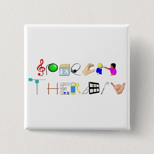 St. bei der Arbeit Button (Vorderseite)