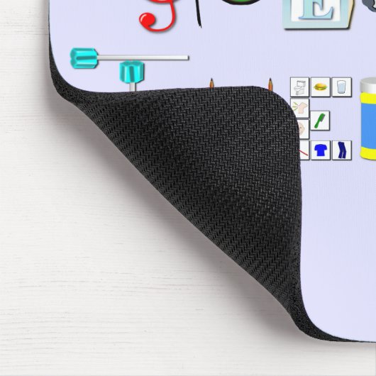 St. bei der Arbeit Mousepad (Ecke)