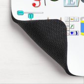 St. bei der Arbeit Mousepad (Ecke)