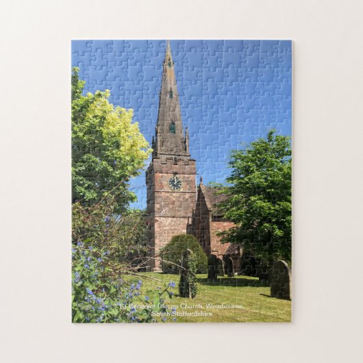 St Benedict Biscop Kirche Wombourne Staffordshire Puzzle (Vertikal)