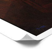 St. Benedict Blessing St. Maur Poster (Ecke)