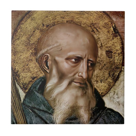 St Benedict Catholic Saint Fra Angelico Fliese (Vorderseite)