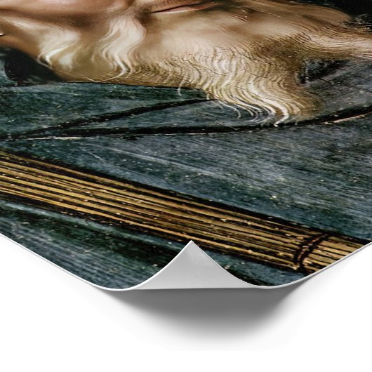 St Benedict Catholic Saint Fra Angelico Poster (Ecke)