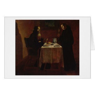 St. Benedict, der St. Maur segnet