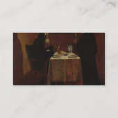 St. Benedict, der St. Maur segnet Visitenkarte (Rückseite)