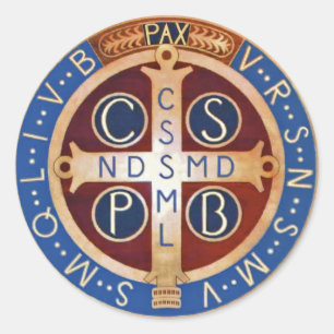 St. Benedict Exorzismus Medal Stickers