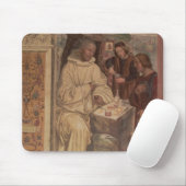 St. Benedict gegen eine Landschaft, vom Leben O Mousepad (Mit Mouse)
