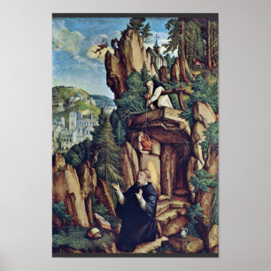 St. Benedict im Gebet durch Meister Von Meßkirch Poster