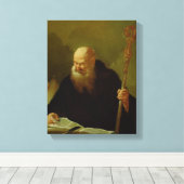 St. Benedict Leinwanddruck (Insitu (Holzboden))
