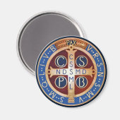 St. Benedict Magnet (Vorderseite/Rückseite)
