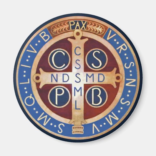 St. Benedict Magnet (Vorne)