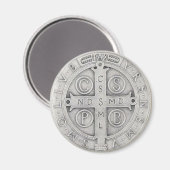 St Benedict Magnet (Vorderseite/Rückseite)