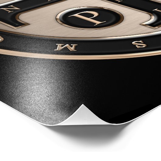 St. Benedict-Medaille Fotodruck (Ecke)