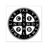 St. Benedict Medal Design Permastempel (Design)
