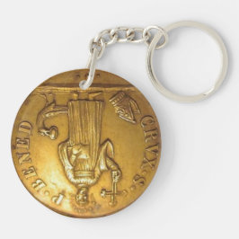 St Benedict medal Keychain Schlüsselanhänger