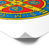 St Benedict Medal Poster (Ecke)
