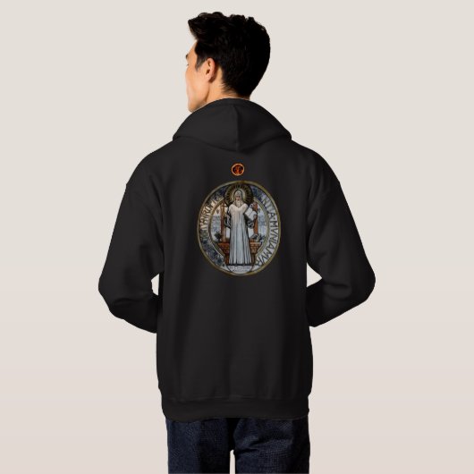 St Benedict Medal Sweatshirt (Schwarz voll)