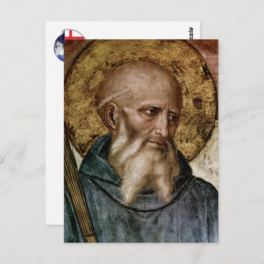 St. Benedict Postkarte (Vorne/Hinten)