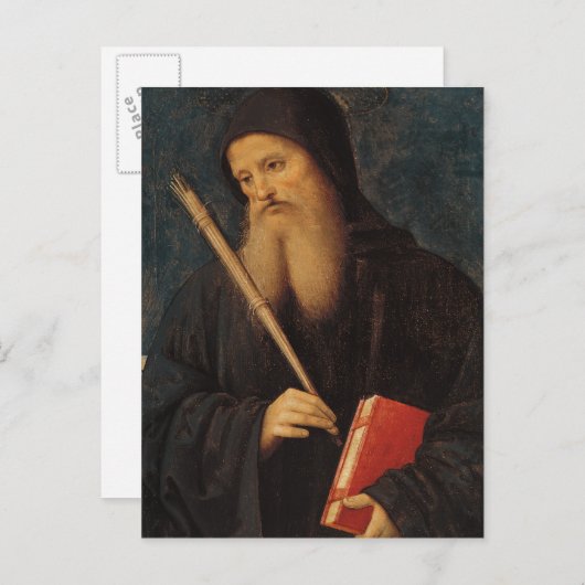 St. Benedict Postkarte (Vorne/Hinten)