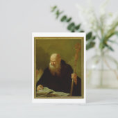 St. Benedict Postkarte (Stehend Vorderseite)
