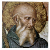St. Benedict von Nursia Fliese (Vorderseite)