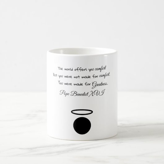 St. Benedict XVI Quote Tasse (Mittel)