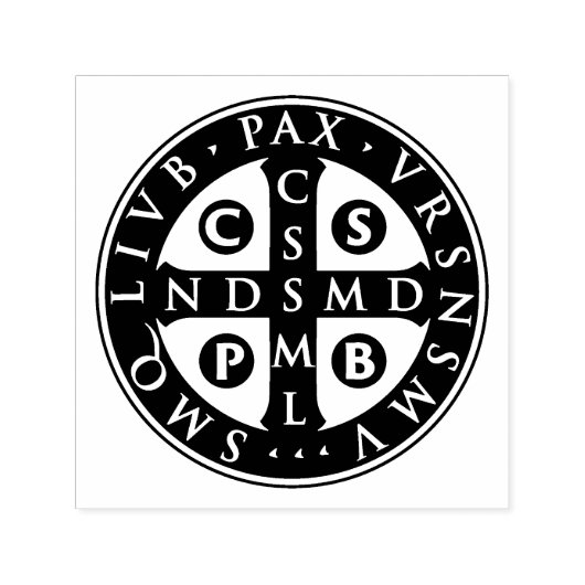 St. Benedikt-Medaillen-Design Permastempel (Design)