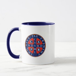 St. Benedikt Medal Design Tasse