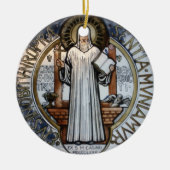 St. Benedikt - Mendrisiotto Keramik Ornament (Vorne)