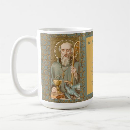 St. Benedikt von Nursia (JM 07; Stil 2) Kaffeetasse (Links)