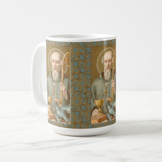 St. Benedikt von Nursia (JM 07; Stil 3) Kaffeetasse (Vorderseite Links)