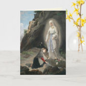 St. Bernadette Katholische St. Nun Card Karte (Gelbe Blume)