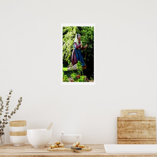 St Bernadette Kunstfotografie Poster (Küche)