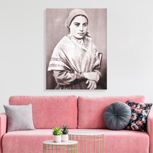 St. Bernadette Soubirous Leinwanddruck (Insitu (Wohnzimmer))