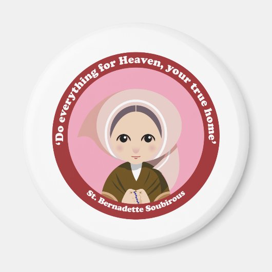 St. Bernadette Soubirous Magnet (Vorne)
