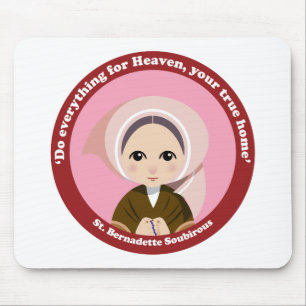 St. Bernadette Soubirous Mousepad