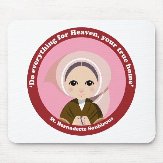 St. Bernadette Soubirous Mousepad (Vorne)