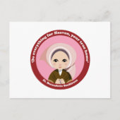 St. Bernadette Soubirous Postkarte (Vorderseite)