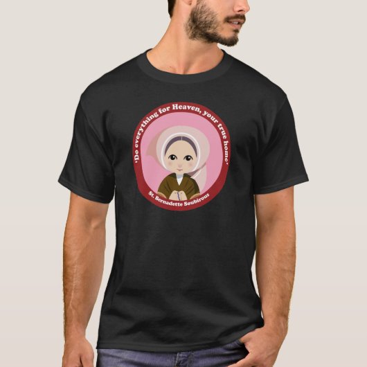 St. Bernadette Soubirous T-Shirt (Vorderseite)