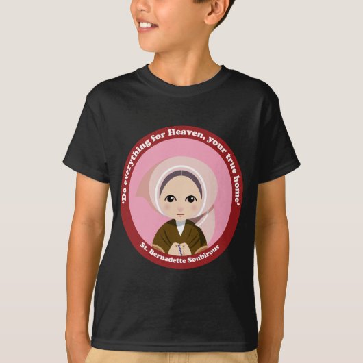 St. Bernadette Soubirous T-Shirt (Vorderseite)