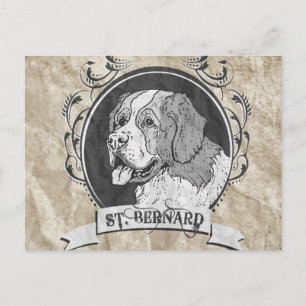 ST. BERNARD (2) POSTKARTE