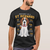 St. Bernard Anatomie Funny Dog Mama Vater G T-Shirt (Vorderseite)