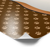 St. Bernard Cartoon (Saint Bernard) Fotodruck (Ecke)