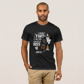 St. Bernard Didnt Furz Kiss Dog T-Shirt (Vorne ganz)