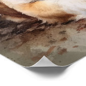 St. Bernard Dog Art Print Poster (Ecke)