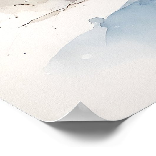 St. Bernard - Dog Art Print Poster (Ecke)