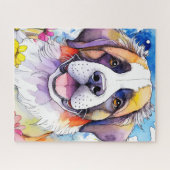 St. Bernard Dog Jigsaw Puzzle (Horizontal)