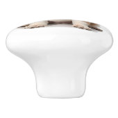 St. Bernard Dog Keramikknauf (Seitenansicht)