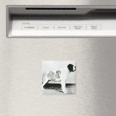 St. Bernard Dog Magnet (In Situ (Geschirrspüler))