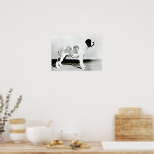 St. Bernard Dog Poster (Küche)